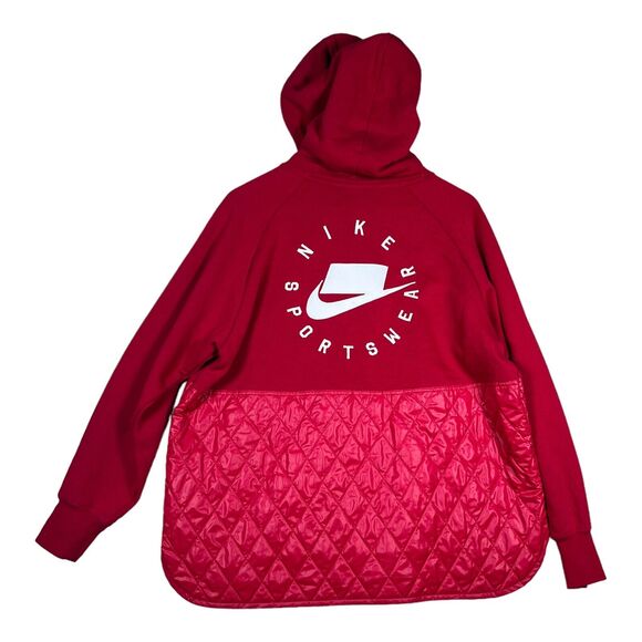 Nike Men's Hoodie Sportswear Club Blank Active Graphic Pullover Sweatshirt sz L - Picture 2 of 7